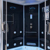 XL Luxus LED Dampfdusche inkl. Whirlpool-SET 150x150 x220 black Dampfsauna-Duschtempel+OZON 2025