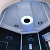 XL Luxus LED Dampfdusche inkl. Whirlpool-SET 150x150 x220 black Dampfsauna-Duschtempel+OZON 2025