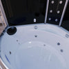 XL Luxus LED Dampfdusche inkl. Whirlpool-SET 135x135x215 Dampfsauna-Duschtempel+OZON 2025