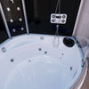 XL Luxus LED Dampfdusche inkl. Whirlpool-SET 135x135x215 Dampfsauna-Duschtempel+OZON 2025