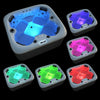XXL Luxus SPA LED Whirlpool SET 180x160 Farblicht Outdoor Indoor Pool +Treppe+Abdeckung 4-Pers.