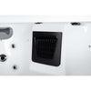 XXL Luxus SPA LED Whirlpool SET 180x160 Farblicht Outdoor Indoor Pool +Treppe+Abdeckung 4-Pers.