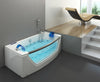 Luxus LED Whirlpool Badewanne SET 175x85 cm +Heizung +Hydrojet+Ozon NEU 2025