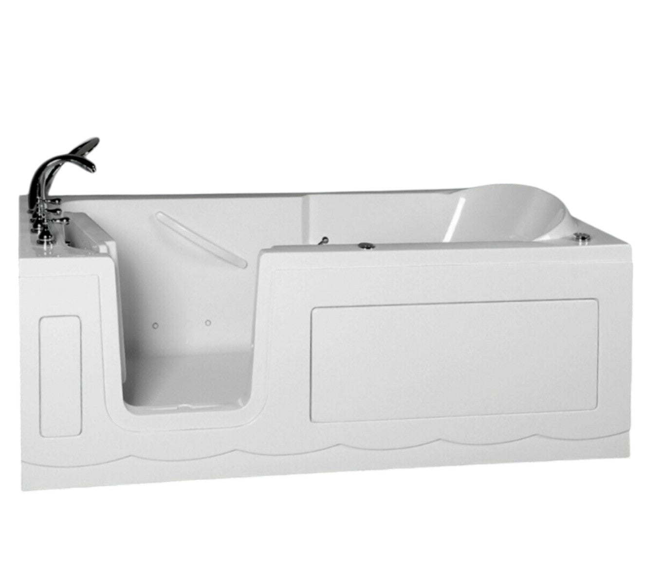 Luxus Tür Seniorenbadewanne F1 Whirlpool Senioren Badewanne 150x75 cm