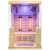 Luxus LED Infrarotsauna 130x105 Infrarotkabine Wärmekabine Sauna  Vollspektrum 2025