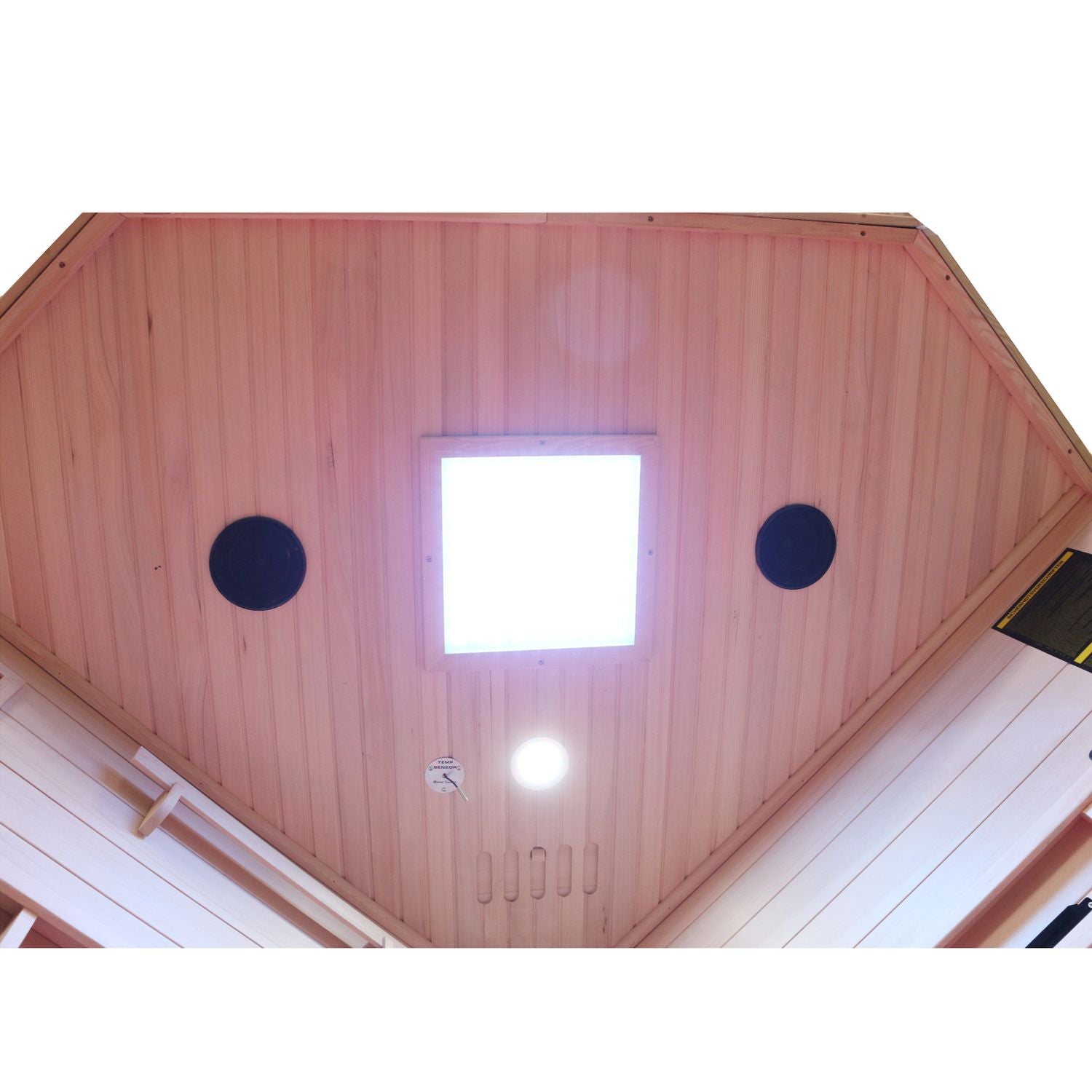 Luxus LED Infrarotsauna - Infrarotkabine 140x140 Dual-Therm Wärmekabine Sauna Vollspektrum 2025