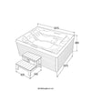 XXL Luxus SPA LED Whirlpool SET 207x207 Farblicht Outdoor Indoor Pool +Treppe+Abdeckung 5-Pers.