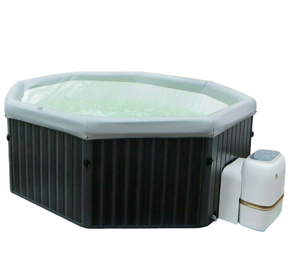 XXL Luxus Whirlpool 193x193x76 cm MSPA Tuscany Outdoor + Indoor Pool 6 Pers.