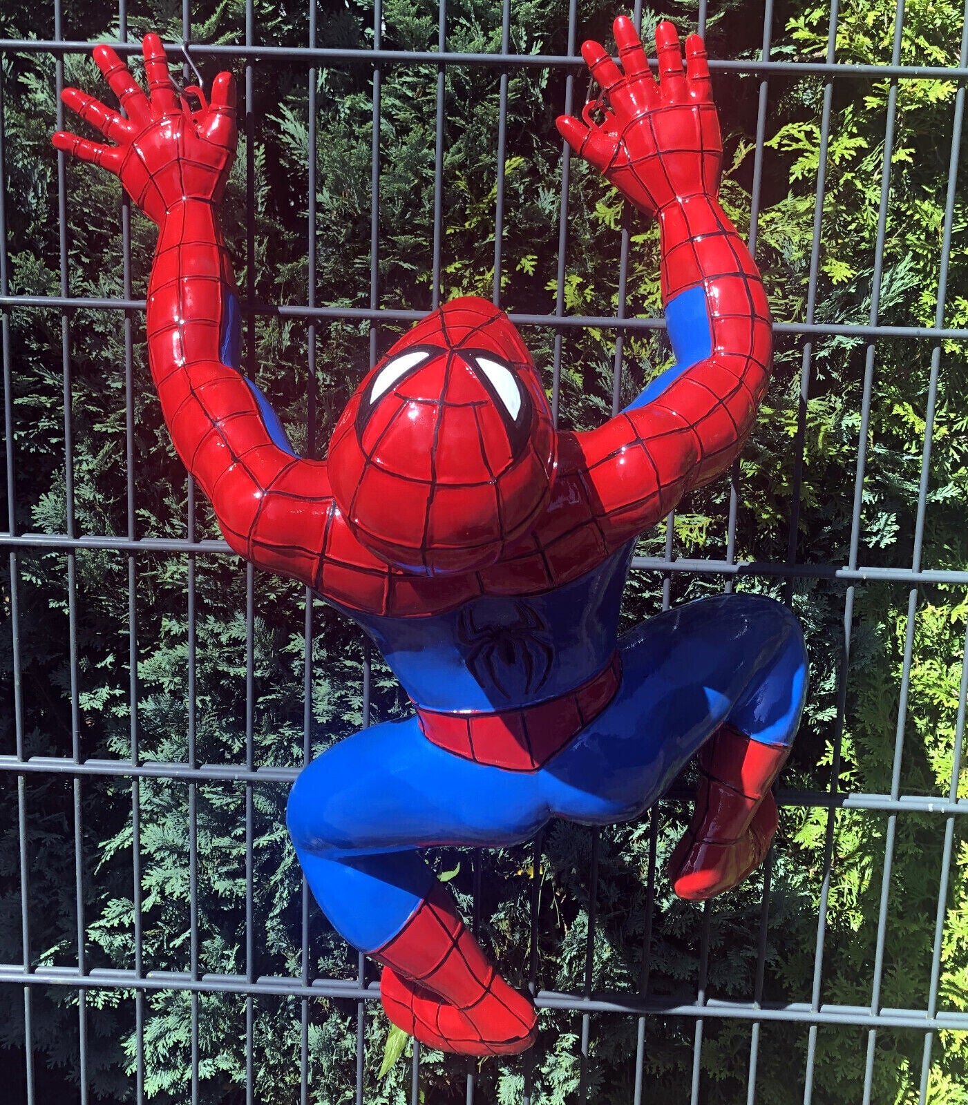 XXL Premium Spiderman hängend Garten Deko Figur gross Spider-Man zum aufhängen