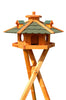 XXL Luxus Vogelhaus mit/ohne Solar/Ständer 135 cm hoch Holz Futterhaus 2026