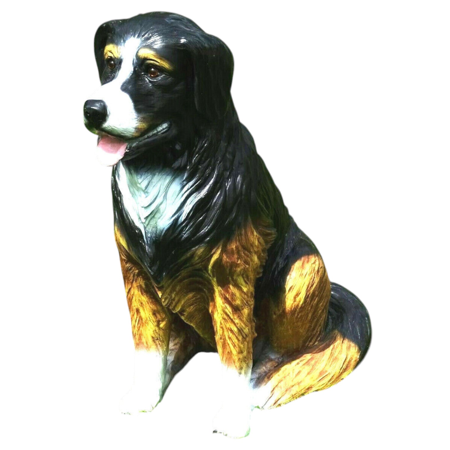 XL Berner Sennenhund in lebensgross Hund Garten Deko 80cm hoch Hunde lebensecht