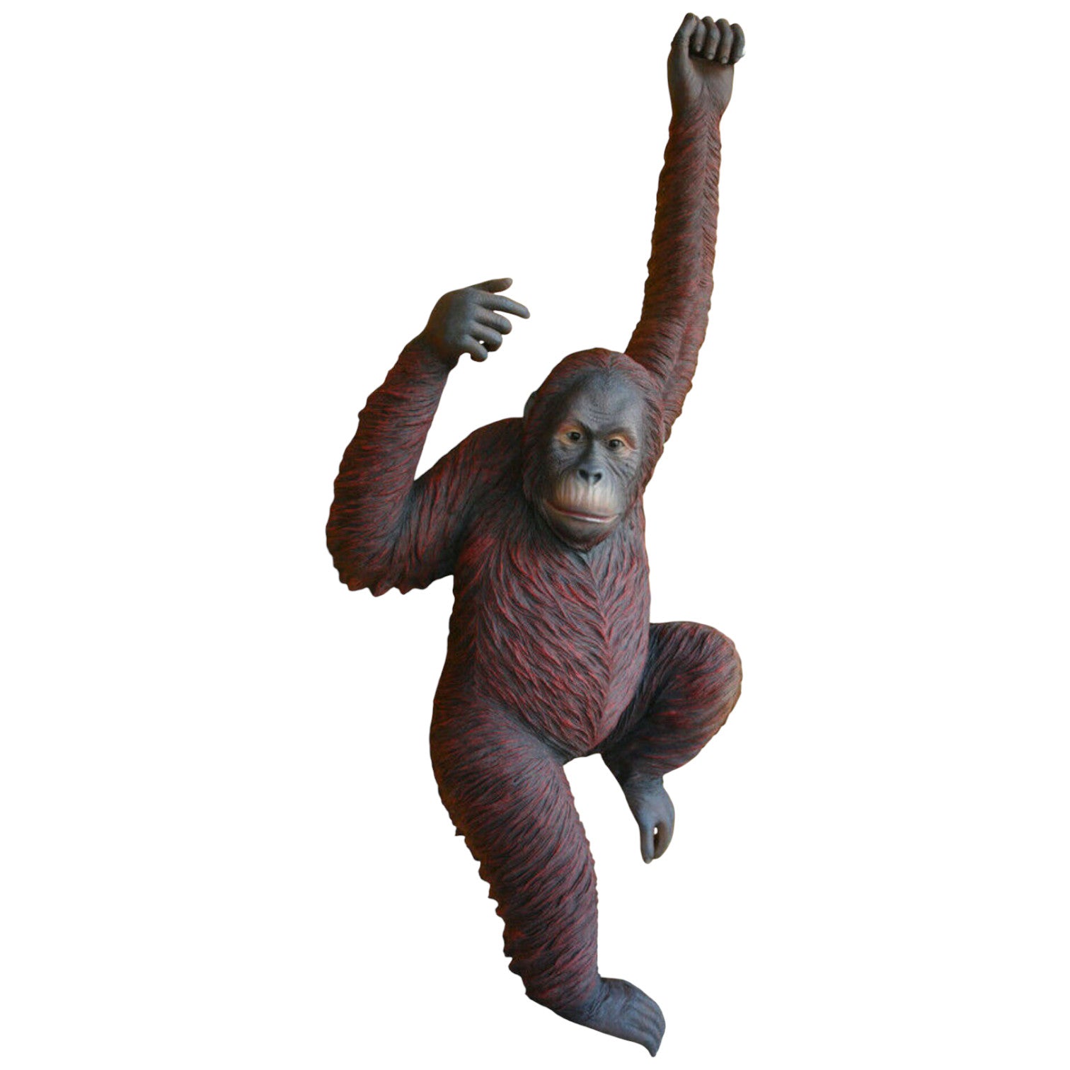 XXL Premium Orang Utan 250 cm hoch lebensgross Affe Garten Deko Figur Gorilla