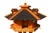 XXL Luxus Vogelhaus mit/ohne Solar/Ständer 135 cm hoch Holz Futterhaus 2026