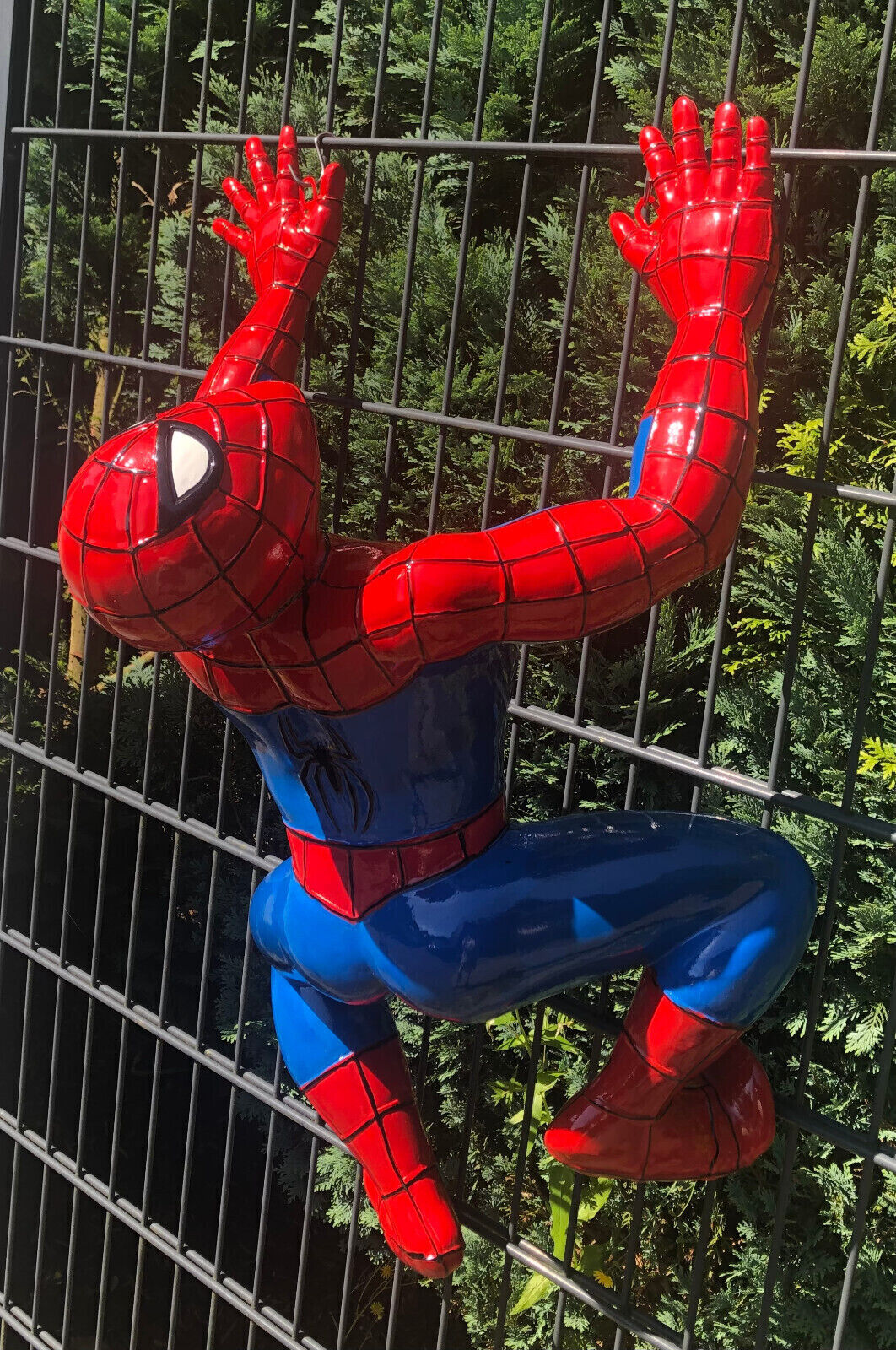 XXL Premium Spiderman hängend Garten Deko Figur gross Spider-Man zum aufhängen