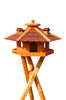 XXL Luxus Vogelhaus mit/ohne Solar/Ständer 135 cm hoch Holz Futterhaus 2026