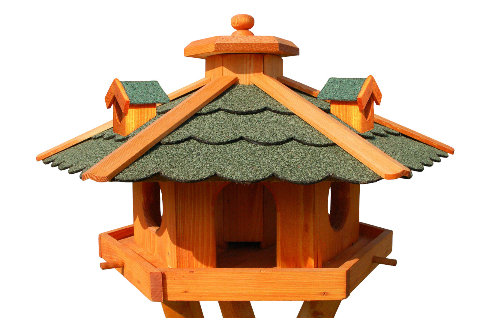 XXL Luxus Vogelhaus mit/ohne Solar/Ständer 135 cm hoch Holz Futterhaus 2026