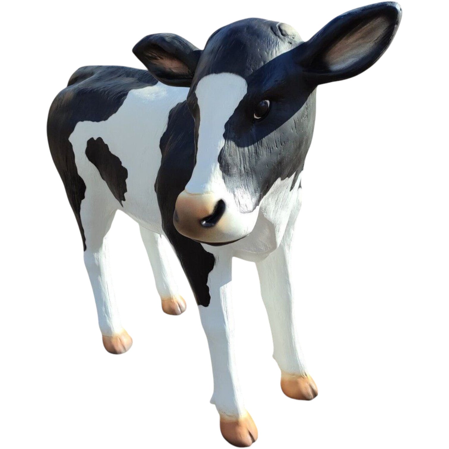 XXL Kalb lebensgross Premium Gartendeko lebensecht ca.120cm Garten Deko Figur g