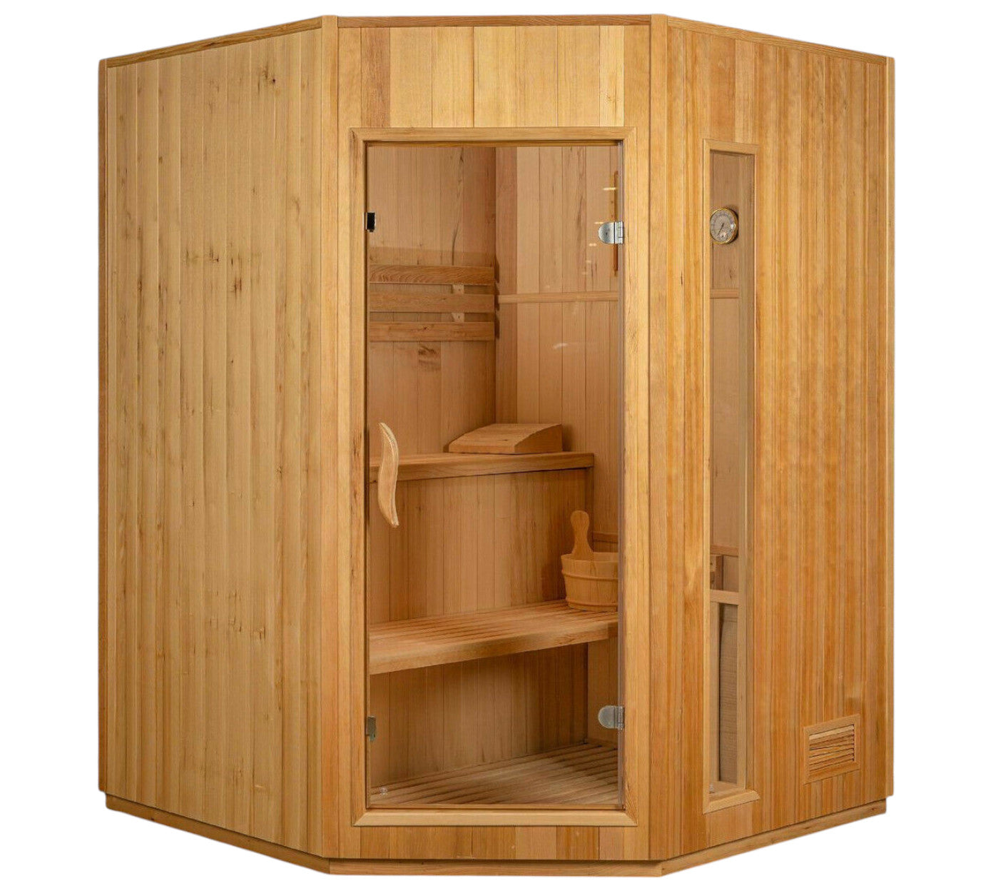 XXL Luxus Finnische Sauna SET Sauna inkl. Harvia Saunaofen 3 Pers. Neu WOW!
