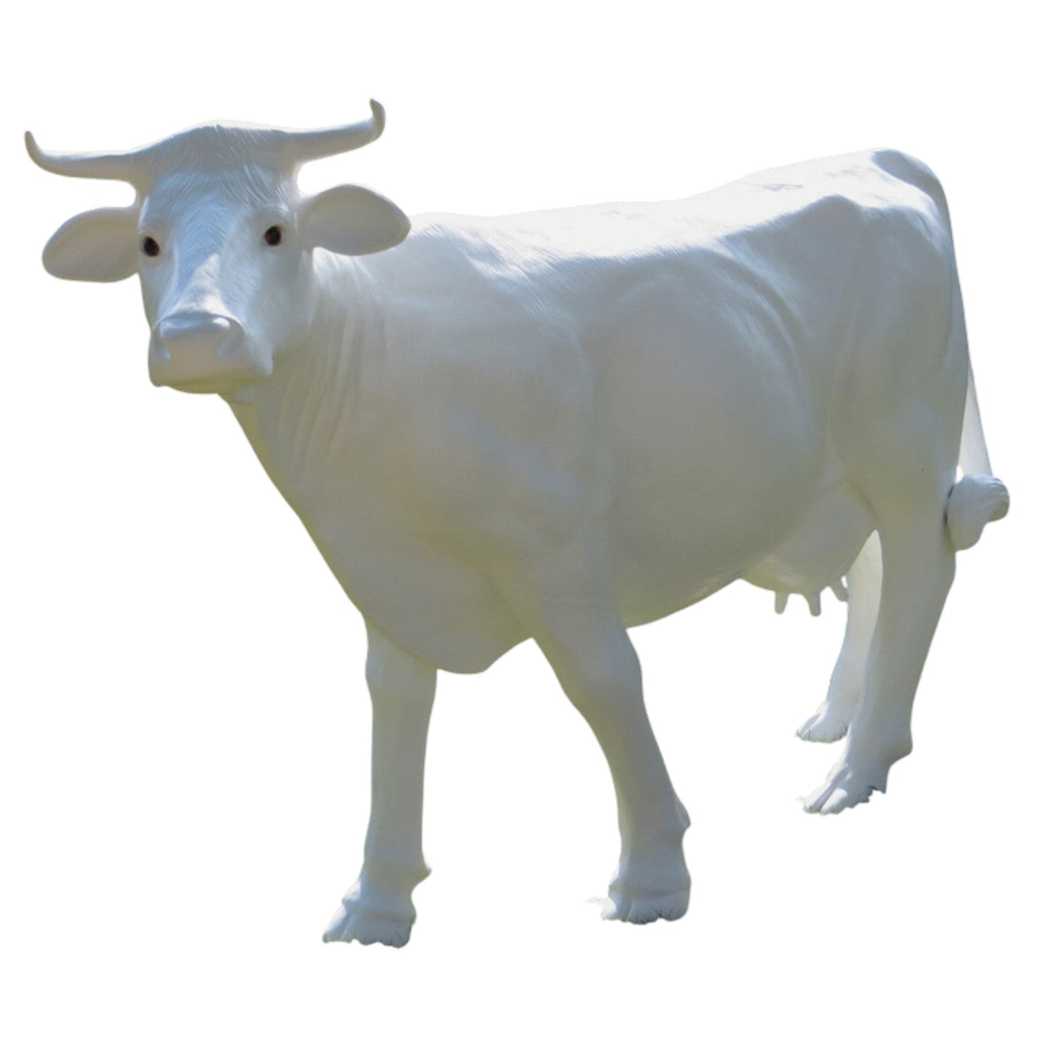 XXL Kuh lebensgross ca. 230cm Premium Gartendeko lebensecht-Garten-Deko-Figur w2