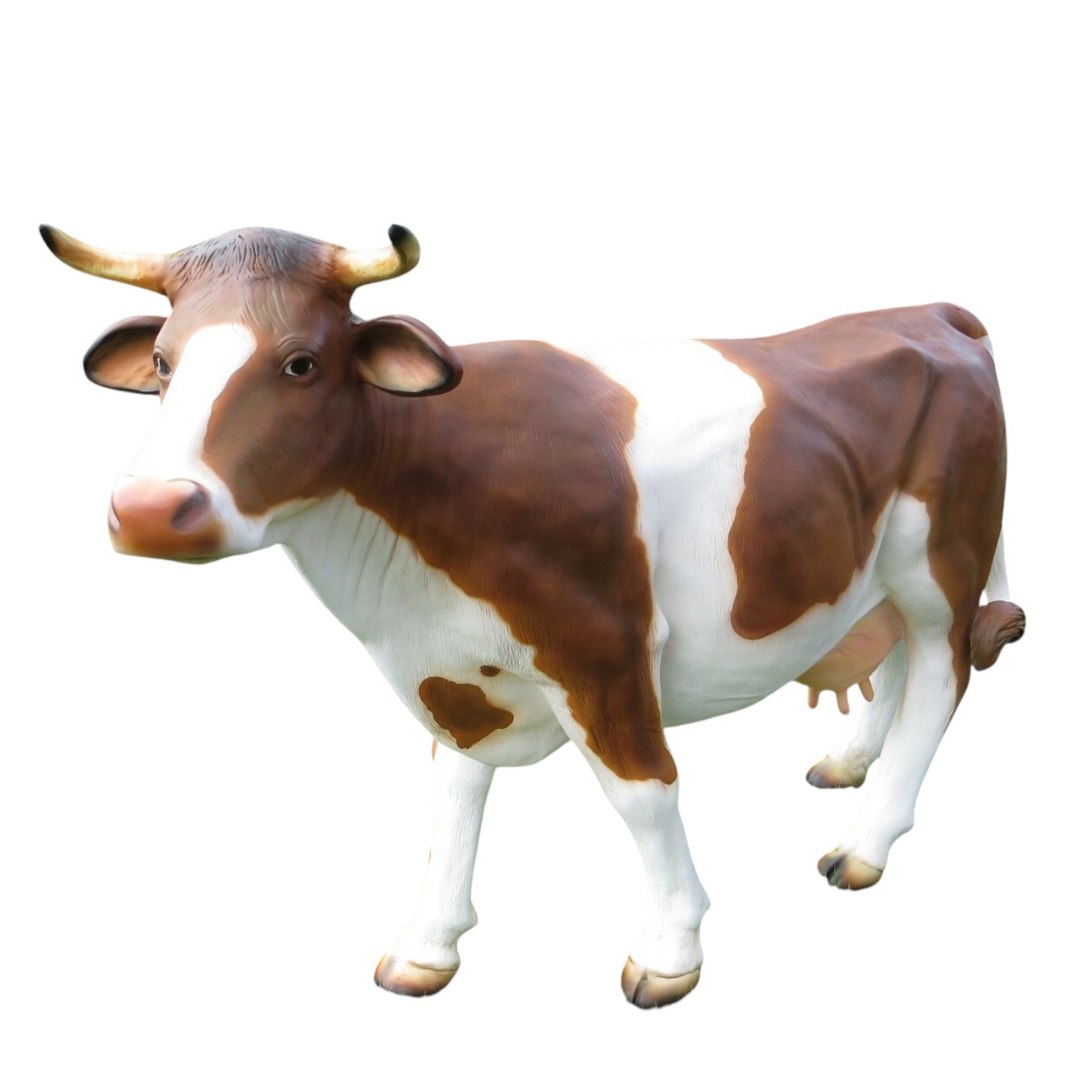 XXL Kuh lebensgross ca. 230cm Premium Gartendeko lebensecht Garten-Deko Figur br2
