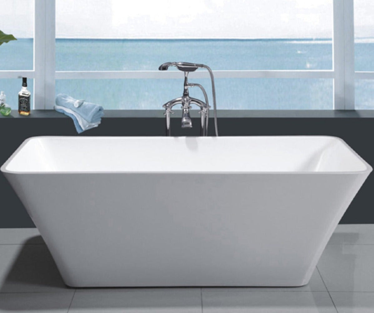 Luxus Premium Acryl  Badewanne weiss 170x75 cm  incl. Ab- / Überlauf  Neustes Modell