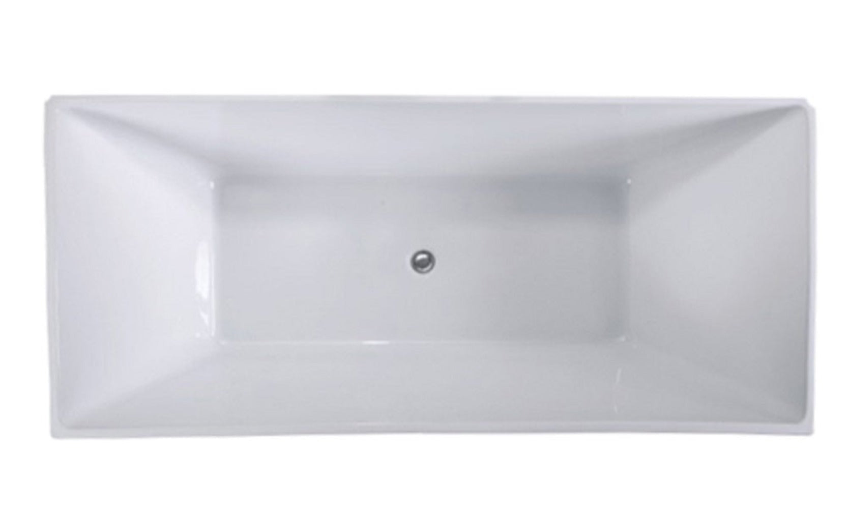 Luxus Premium Acryl  Badewanne weiss 170x75 cm  incl. Ab- / Überlauf  Neustes Modell