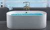 Luxus Premium Badewanne weiss170x80 cm freistehend inkl. Ab-/Überlauf Neustes Modell