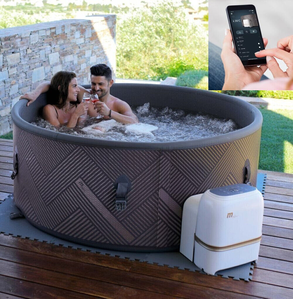 Luxus Premium MSPA Whirlpool-aufblasbar Mono Outdoor Pool 6 Personen+APP Steuerung