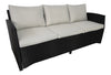 Luxus Premium Garten Polyrattan Lounge SET Möbel schwarz Essgruppe Sitzgruppe