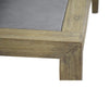 Premium Gartenmöbel Holz Tisch 110 x 70 cm Betonoptik Gartentisch Lounge Garten Tisch