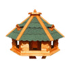 XXXL Premium Vogelhaus ⌀70x45 cm mit/ohne Solar/Ständer Futterhaus Vogelvilla WoW