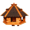 XXXL Premium Vogelhaus ⌀70x45 cm mit/ohne Solar/Ständer Futterhaus Vogelvilla WoW