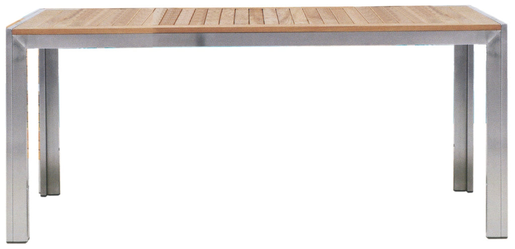 Premium Holz Tisch 160x80 cm Gartentisch Garten Esstisch Akazienholz Gartenmöbel