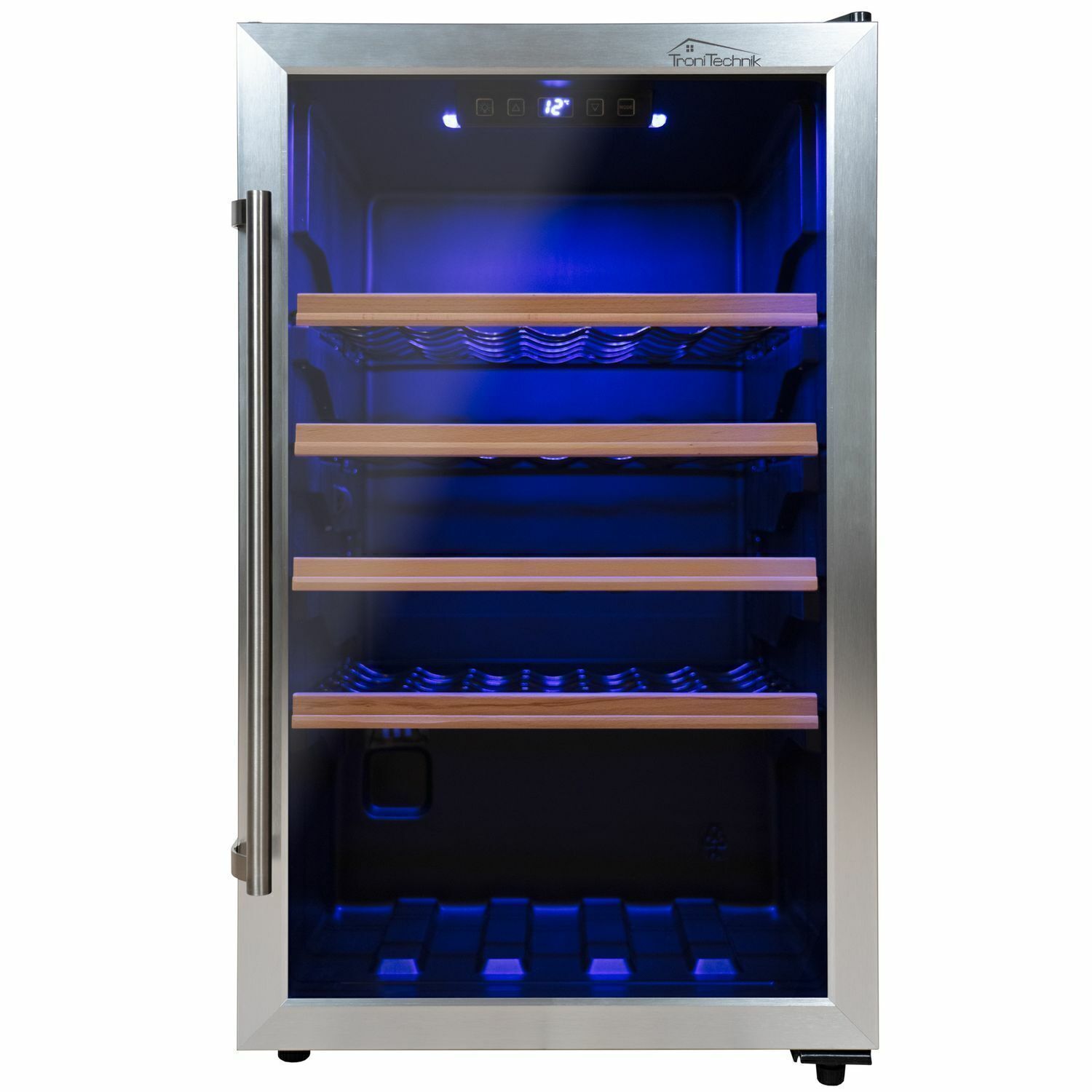 Premium Weinkühlschrank Weintemperierschrank Weinkühler Minibar 63 Flaschen 126L