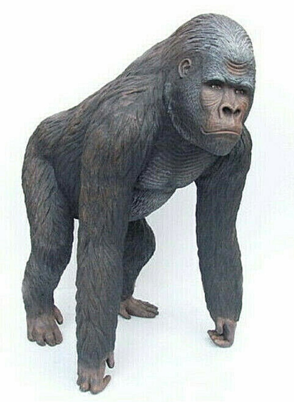 XXL GORILLA IN LEBENSGROSS AFFE PREMIUM Gartendeko 130cm Garten Dekoration DEKO