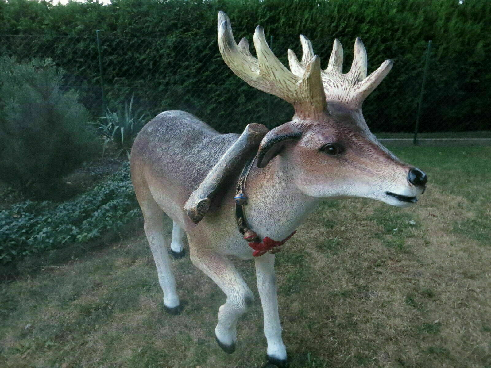 XXL Premium Rentier lebensgross ca.155cm Weihnachtsdeko Elch Garten Xmas Deko a1