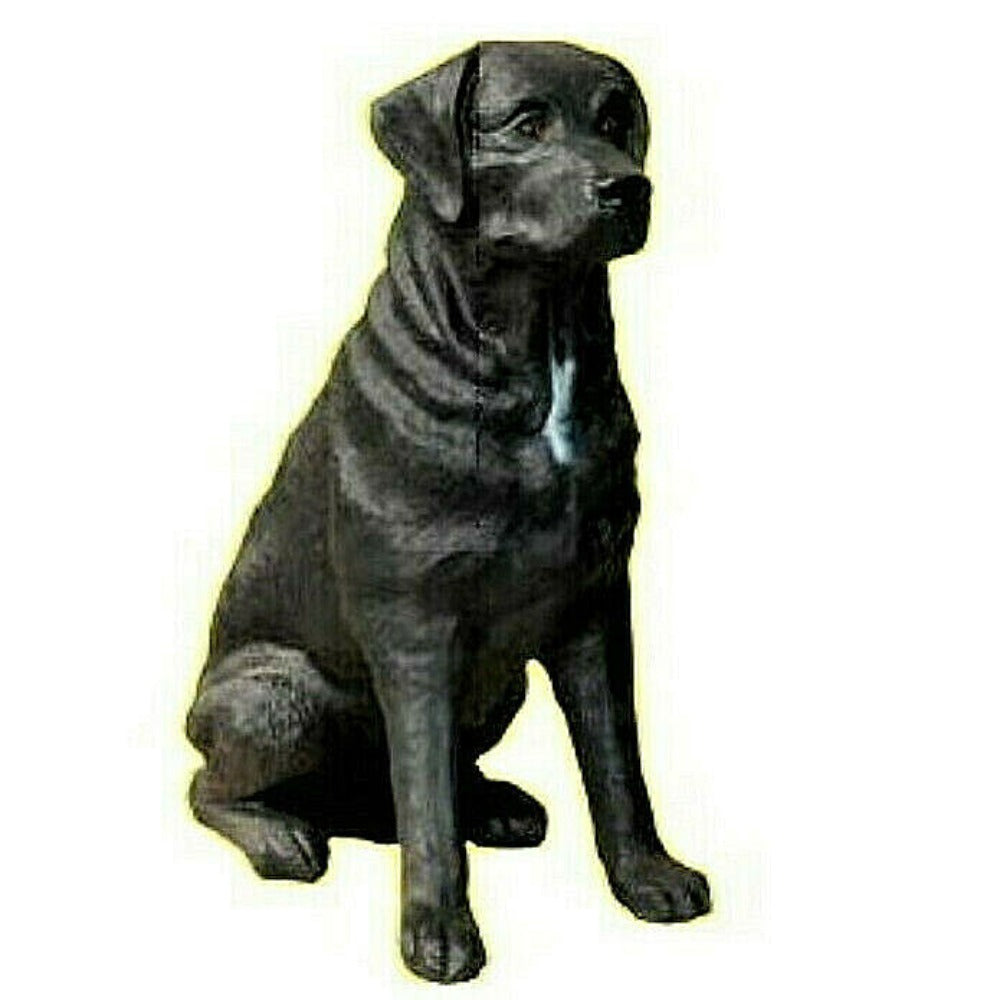 XL Premium Labrador in lebensgross 70cm hoch Hund Garten Deko-Figur lebensecht