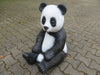 XXL Premium Panda sitzend lebensgross ca. 70 cm Pandabär Garten Deko Figur v2