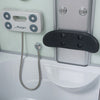 Luxus LED Komplettdusche +Badewanne Kombi 135x80 Fertigdusche Dusche Duschkabine