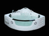 Luxus LED Whirlpool Badewanne SET 152x152cm +Heizung+Hydrojet +Ozon +Radio 2024 b