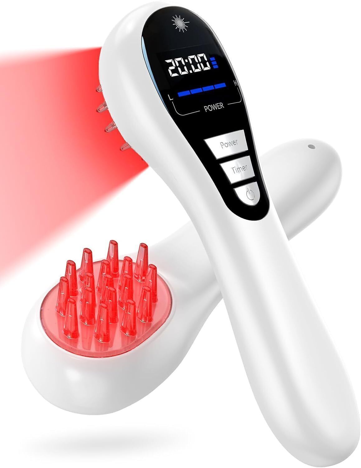 Premium Laser Rotlicht Laserbürste-Laserkamm-gegen Haarausfall Haarwuchsmittel a