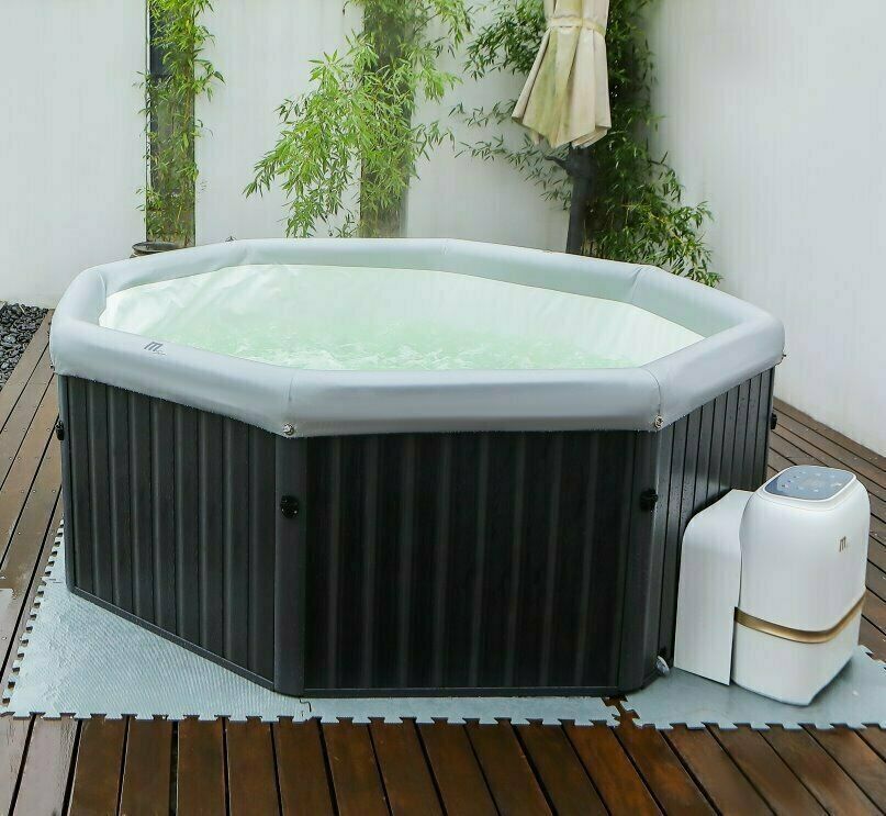 XXL Luxus Whirlpool 193x193x76cm MSPA Tuscany 2024 Outdoor + Indoor Pool 6 Pers.