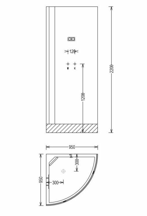 XXL Luxus LED Dampfdusche 95 Dusche Duschtempel Komplettdusche Duschkabine 2024