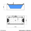 Luxus LED Whirlpool Badewanne SET 179x85cm +Heizung +Hydrojet + Ozon Modell 2024