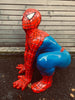 XL Premium Spiderman Garten Deko Figur Gartenfigur – Werbefigur – Wohndekoration