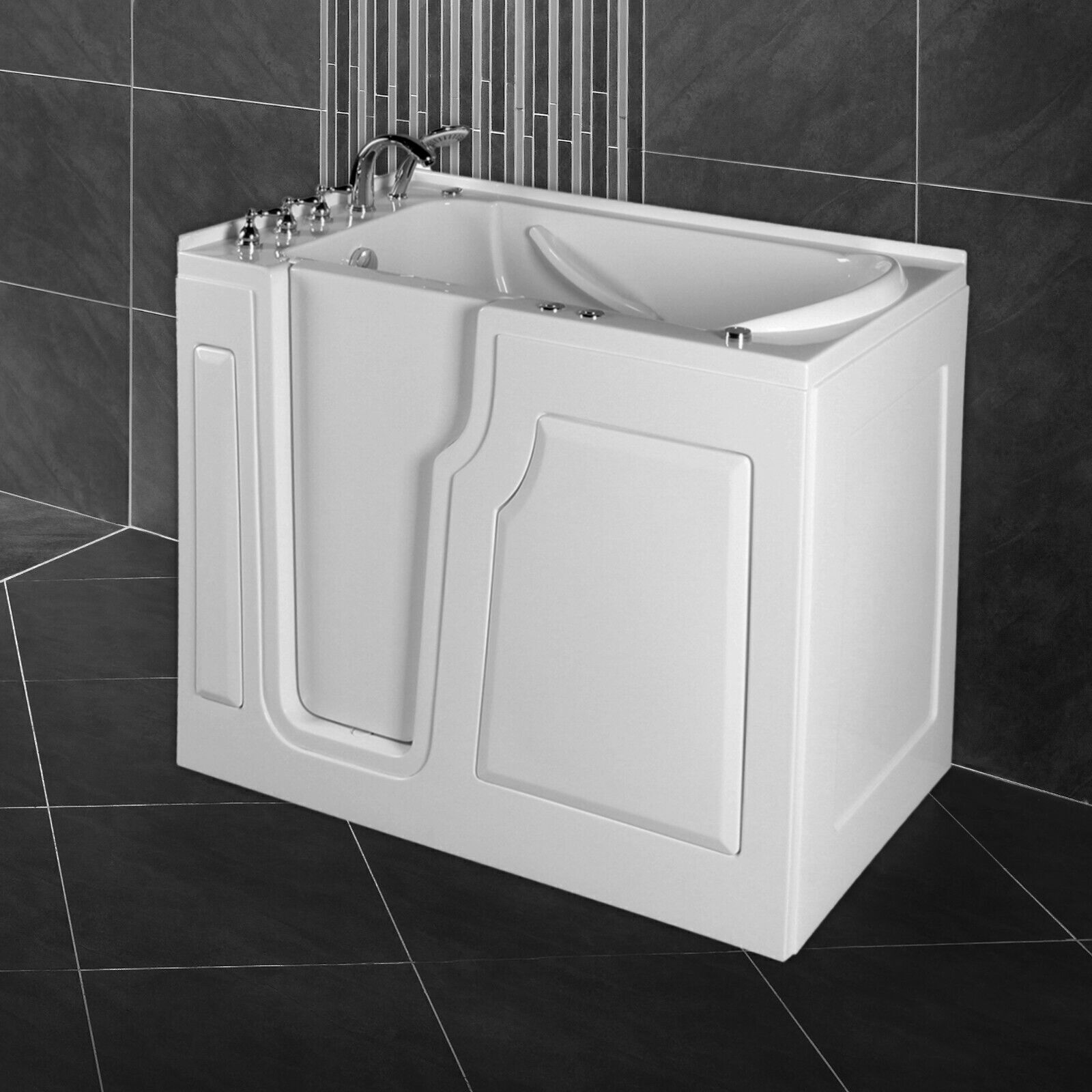 Luxus Tür-Seniorenbadewanne Whirlpool Senioren Badewanne 122x71cm Modell 2024 l