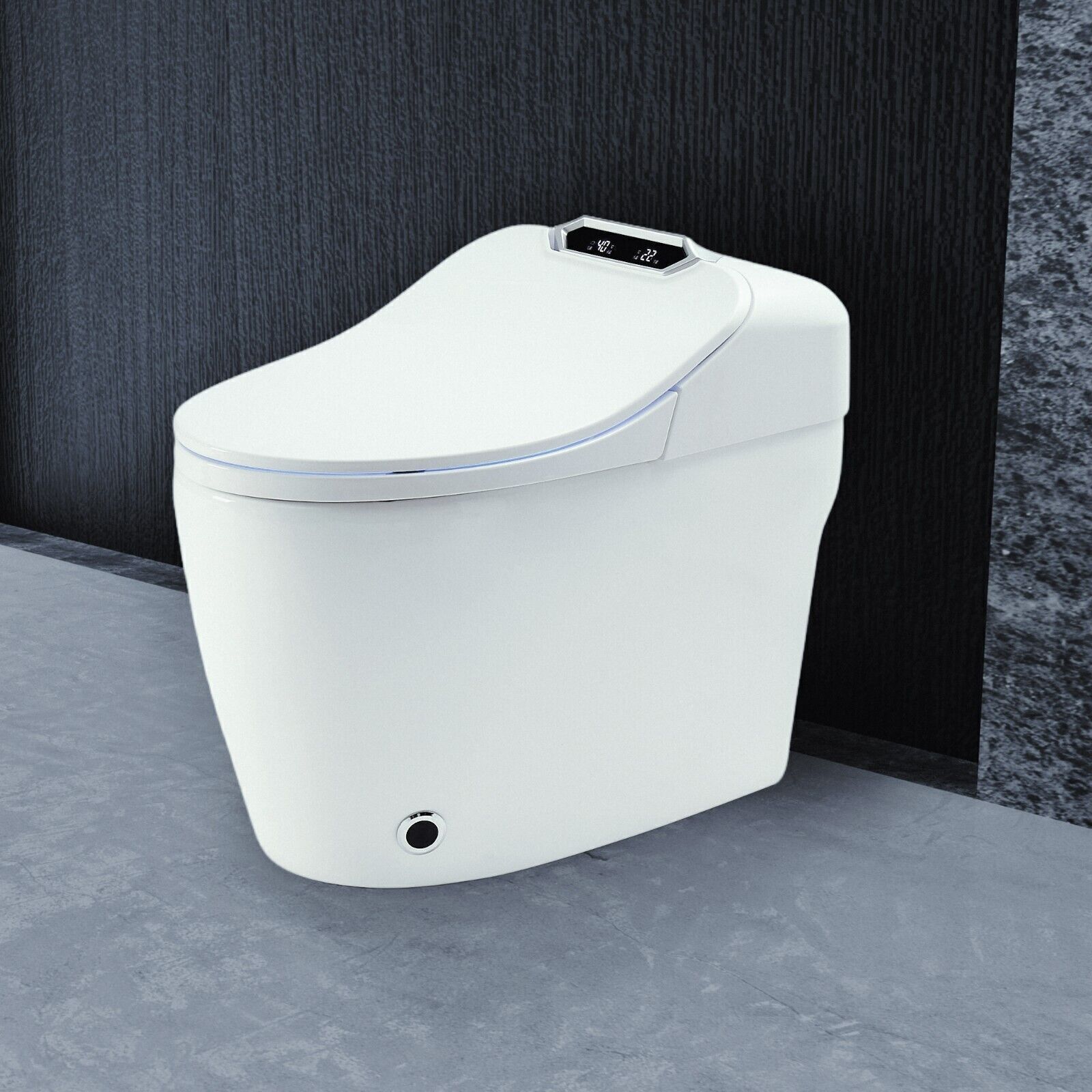 Luxus LED Dusch-WC Automatik Toilette Smart Toilet WC Beheizbar Anal Dusche+Fön c