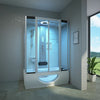 Luxus LED Komplettdusche +Badewanne Kombi 135x80 Fertigdusche Dusche Duschkabine