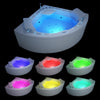 Luxus LED Whirlpool Badewanne SET 160x160cm +Hydrojet +Heizung+Ozon Modell 2024 b