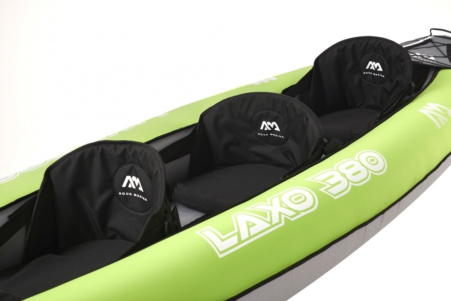 Luxus Kajak SET 380x95cm Laxo für 3 Personen aufblasbar Paddelboot NEU 2024